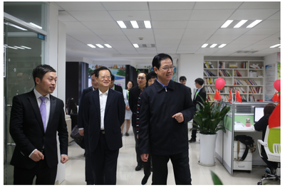 浙江省政协副主席孙文友等领导一行莅临葫芦娃考察指导