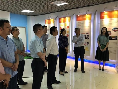 廖旭青副局长带队赴浙江大学浙江加州国际纳米技术研究院进行科技合作洽谈